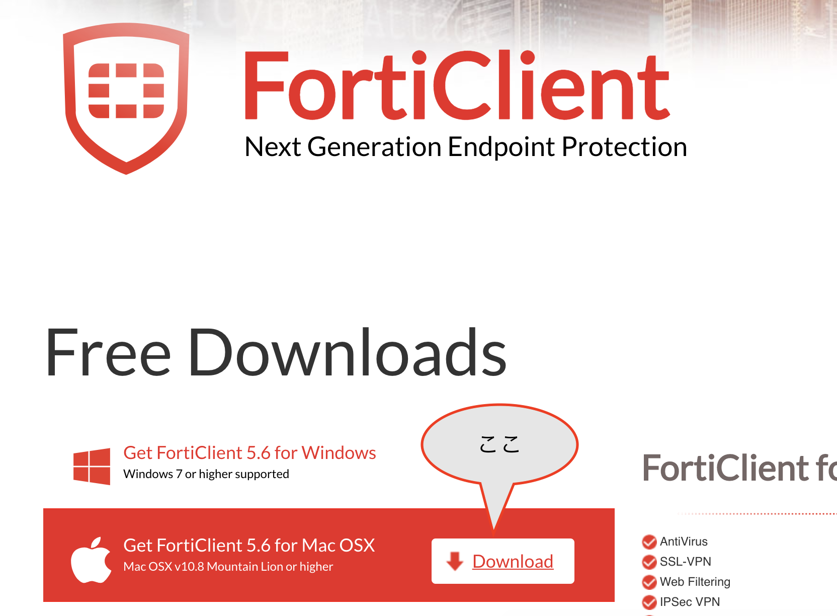 forticlient vpn client mac